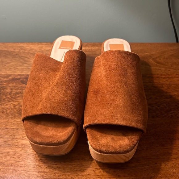 Dolce Vita Dorado Mules In cigar suede - Picture 2 of 4